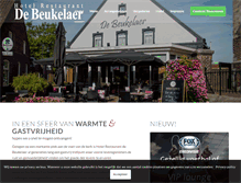 Tablet Screenshot of debeukelaer.nl